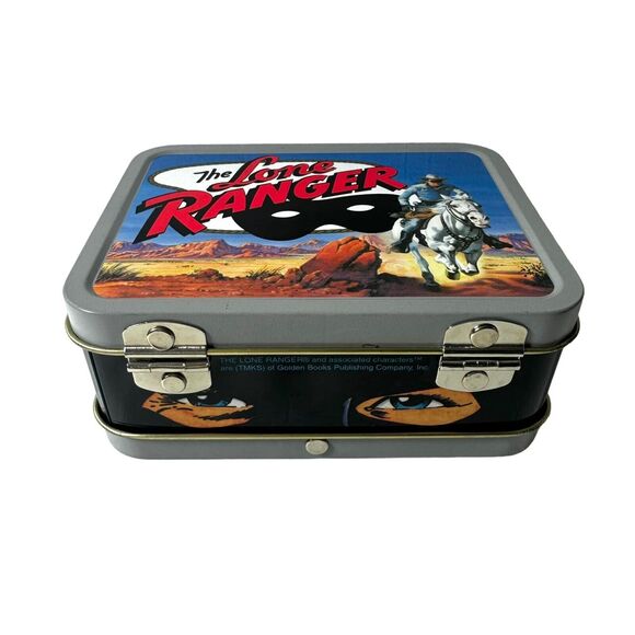Vintage The Lone Ranger Mini Tin Lunch Box 2001 Cheerios 60th Anniversary EUC - Picture 4 of 7